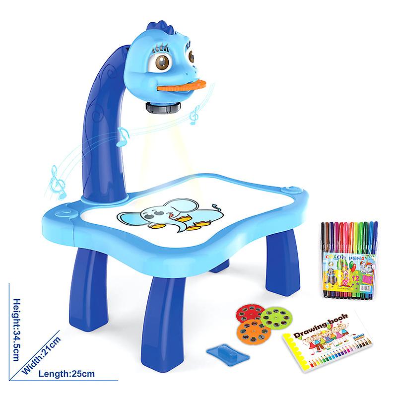 PACK 4 CUADERNOS MAGICOS GRATIS 🎁ESCRITORIO DE APRENDIZAJE CON PROYECTOR LED 🧸
