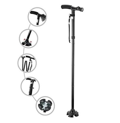 ❤️ La Salud es Primero: Bastón Plegable PRO-MOVE™ con Luz LED Integrada 🦯 ¡Solo por Hoy llévate GRATIS Spray Terapéutico + Parches de Alivio!