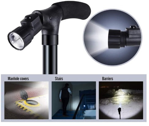 ❤️ La Salud es Primero: Bastón Plegable PRO-MOVE™ con Luz LED Integrada 🦯 ¡Solo por Hoy llévate GRATIS Spray Terapéutico + Parches de Alivio!